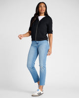 Short Sleeve Zip Hoodie
