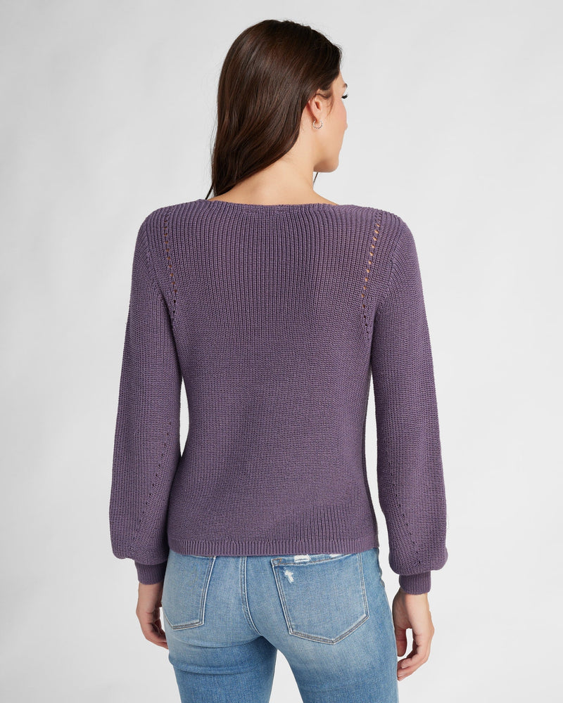 Coastal Balloon Sleeve Sweater