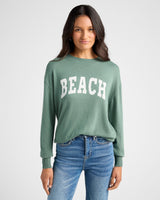 "Beach" Graphic Sweater
