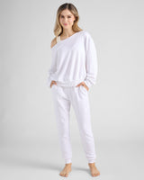 Over the Clouds One Shoulder Top