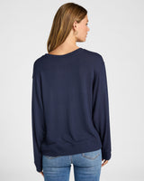 "Salty" Hacci Graphic Crew Sweatshirt