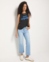 Grace "Bon Voyage" Graphic Muscle Tank