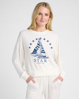 "Star Sailing Club" Hacci Graphic Crew