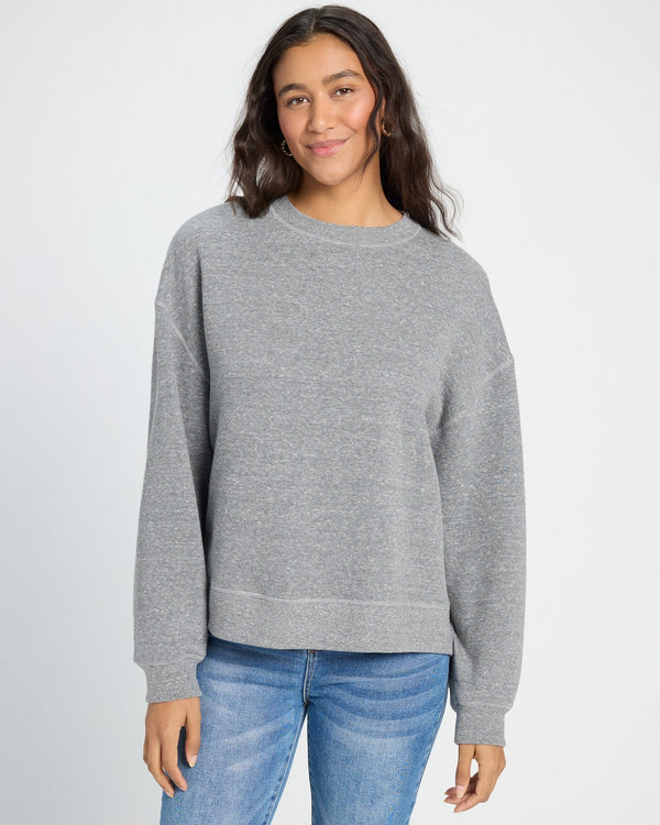 Waves Step Hem Sweatshirt