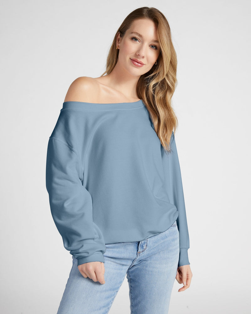 Brooksville One Shoulder Sweatshirt