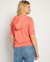 Short Sleeve Zip Hoodie