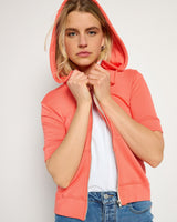Short Sleeve Zip Hoodie