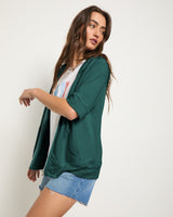 Short Sleeve Zip Hoodie