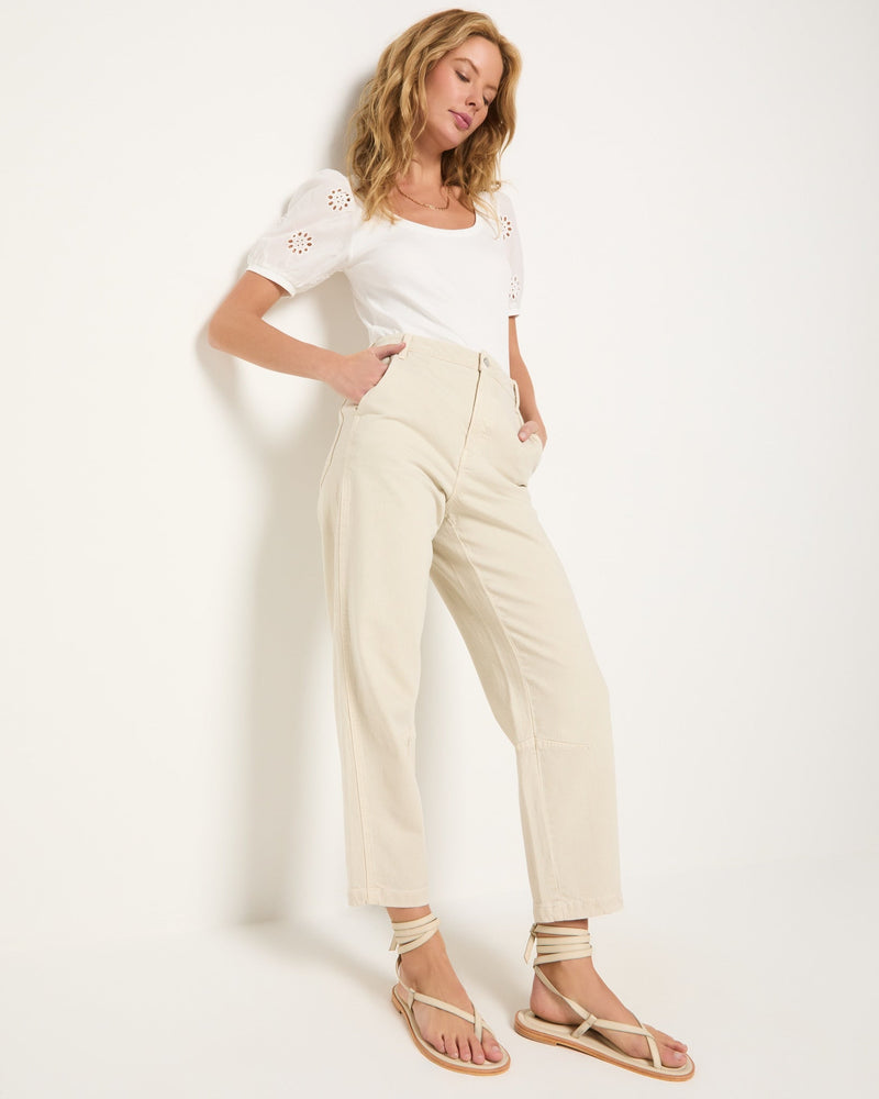 Gigi Baby Barrel Cropped Jean