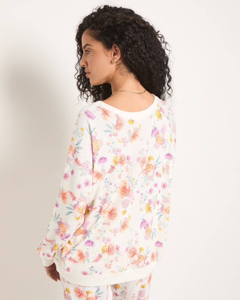Floral Hacci Crew